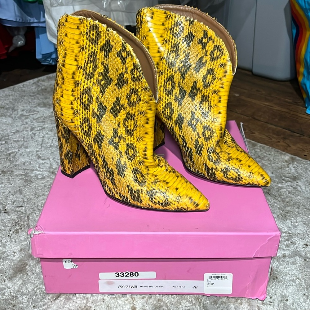 Paris Texas Snakeskin boot